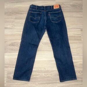 Levi 514 Jeans Mens W38XL32 Blue Straight Fit Denim Pants Medium Wash